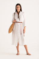 Shirt Dress White