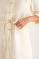 Shirt Dress with Tie Waist - 3