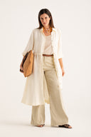 Shirt Dress with Tie Waist - 6