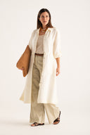 Shirt Dress with Tie Waist - 5