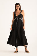 Long Dress with Sequin Details