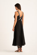 Long Dress with Sequin Details