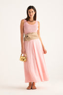 Flared Maxi Skirt