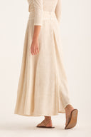 Flared Maxi Skirt