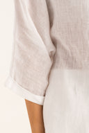 Oversized Shirt with Wide Sleeves