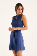 Jersey Dress with Tie Waist