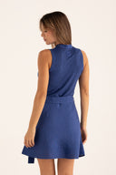 Jersey Dress with Tie Waist