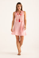 Jersey Dress with Tie Waist