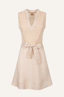 Jersey Dress with Tie Waist