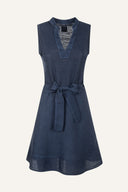 Jersey Dress with Tie Waist