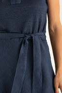 Jersey Dress with Tie Waist