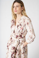 The Japanese Flower Shirt Dress - 7