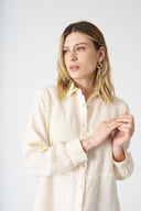 Relaxed Long Shirt Dress