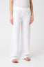 White Straight Pant