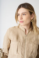 Jumpsuit with Tied Sleeves - 4