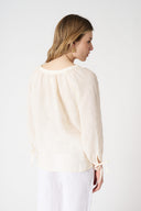 Blouse with Applied Pockets - 4