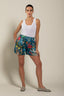 High-Waisted Short Pant With Butterfly Printed