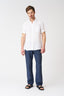 White Regular Fit Shirt with Pocket