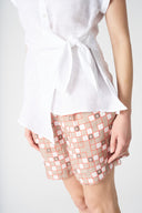Shirt with Draped Knot - 10
