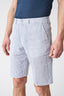 Navy Stripe Linen Short