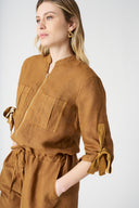 Jumpsuit with Tied Sleeves - 8