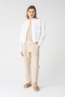 Jacket with Hood and Drawstring Waist