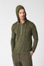 Hooded T-Shirt with Buttons