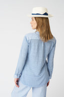 Blouse with Side Slits