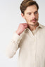 Textured Linen Slim Fit Shirt