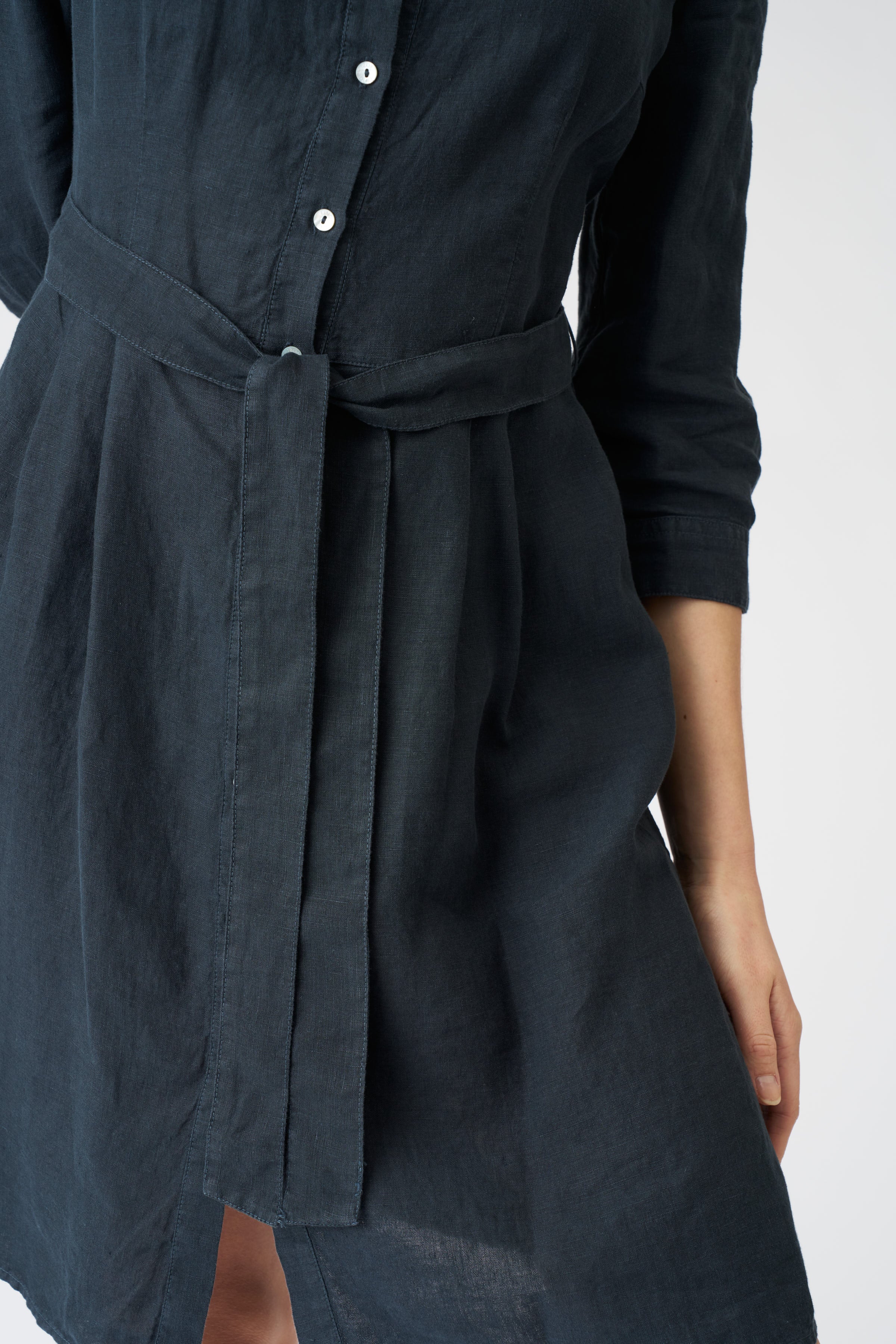 Shirt Dress with Belt NIGHT BLU / M/44 Shirt Dress with Belt NIGHT BLU / M/44
