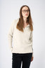 V-Neck Collared Cashmere Blend Sweater