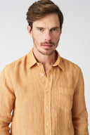 Italian Collar Regular Fit Shirt with Pocket - 26