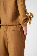 Jumpsuit with Tied Sleeves - 6