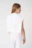 Textured Relief Details Cropped Shirt