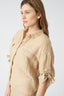 Cargo Style Shirt with Tie-Front Sleeves