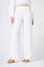 Wide-Leg High-Waisted Linen Pants