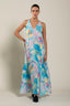 Maxi Butterfly Print Dress