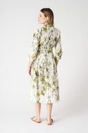 The Japanese Flower Shirt Dress - 4