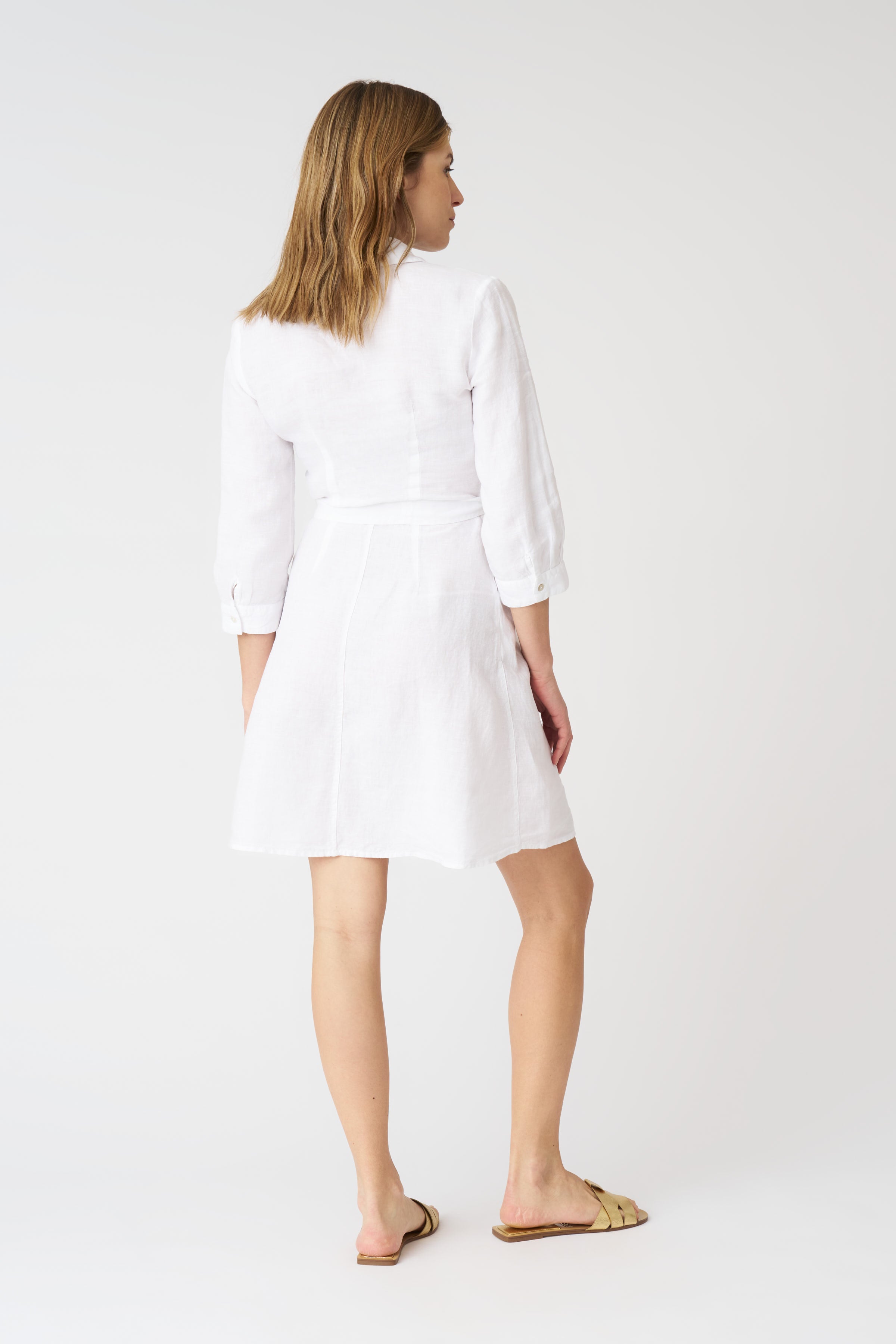 Shirt Dress with Belt NIGHT BLU / M/44 Shirt Dress with Belt NIGHT BLU / M/44