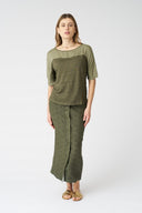 Contrast Panel T-Shirt