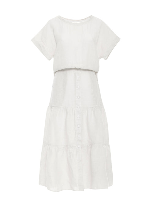 Jersey Linen Shirttail Dress