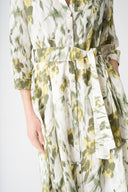 The Japanese Flower Shirt Dress - 2