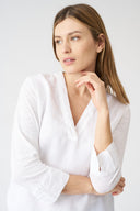 Relaxed V-Neck Blouse