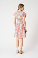 Geometric Dress with Draped Knot - 7