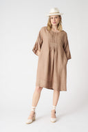 Dress with Pintuck Details - 1