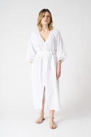 Kimono Dress with Belt - 1