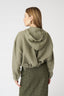 Jacket with Hood and Drawstring Waist
