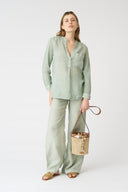 Blouse with Side Slits