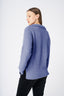 V-Neck Collared Cashmere Blend Sweater