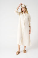 Relaxed Long Shirt Dress